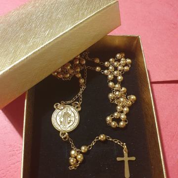 Krunica kirurški čelik cijela pozlaćena