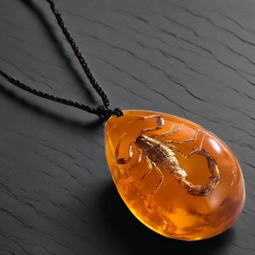 Kul i elegantno! Muška ogrlica sa škorpionom i boemskim dizajnom suze