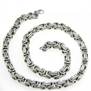 Lanac čelik 6mm -55cm sivi