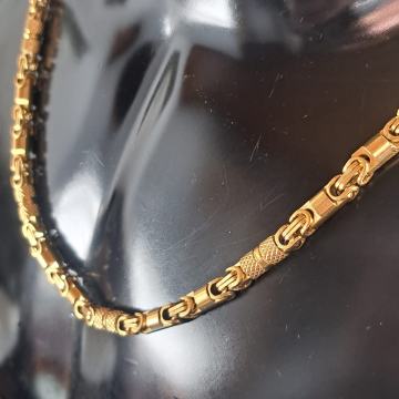 Lanac ogrlica pozlata kirurški čelik novo !