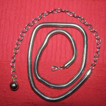 Lančić GUSJENICA članci- 78 cm. SAND