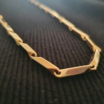 Lančić kirurški čelik 3 mm cijeli pozlaćeni