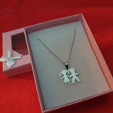 Lančić kirurški čelik djevojčica i dječak