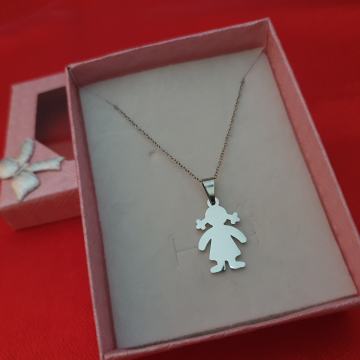 Lančić kirurški čelik djevojčica