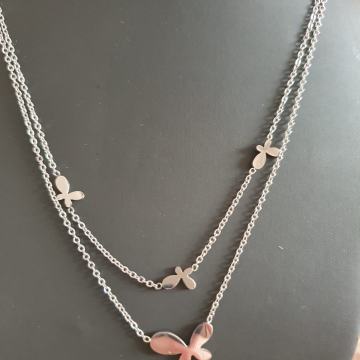 Lančić kirurški čelik dupli sa neobičnim djetelinama