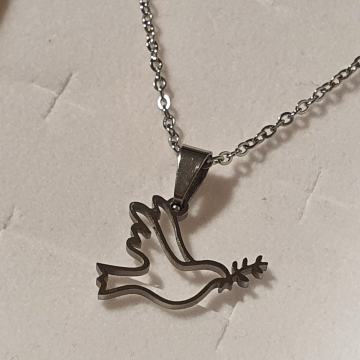 Lančić kirurški čelik golubica mira