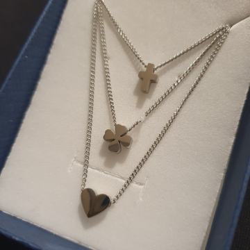 Lančić kirurški čelik križić, djetelina ili srce mali