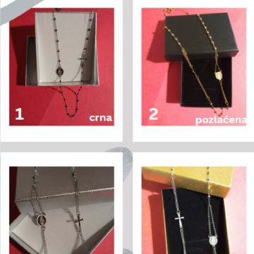 Lančić kirurški čelik krunica