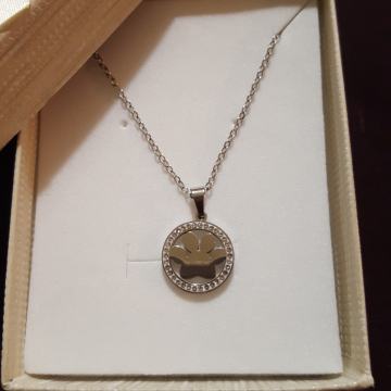 Lančić kirurški čelik šapa sa cirkonima