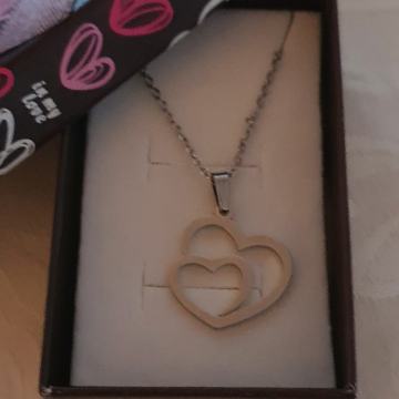 Lančić kirurški čelik srce sa srcem