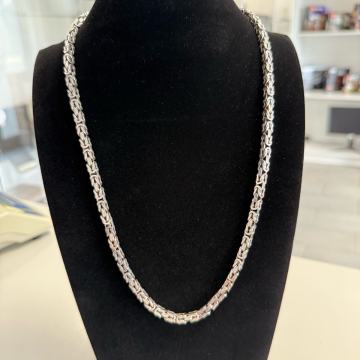 Lančić kraljevski vez 75g srebro (925), R1 račun