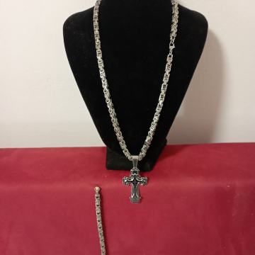 LANČIĆ&KRIŽ&NARUKVICA 7-KIRUŠKI ČELIK-RODINIRANO