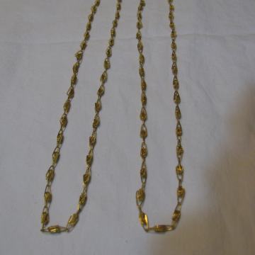 LANČIĆ - OGRLICA 55 cm. Zlatne boje. SAND-2