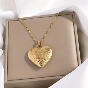 LANČIĆ S MEDALJONOM ZA SLIKU  - NOVO