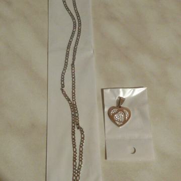 LANCIC SA PRIVIJESKOM SRCE OD NEHRDAJUCEK CELIKA..NOVO..