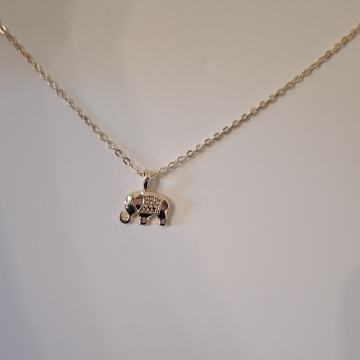 LANČIĆ  S PRIVJESKOM SLONIĆA - NOVO