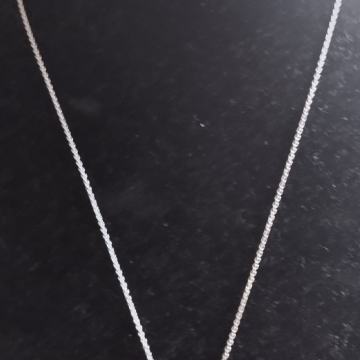 lančić sa privjeskom - srce i leptirić