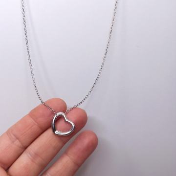 Lančić + privjesak srce