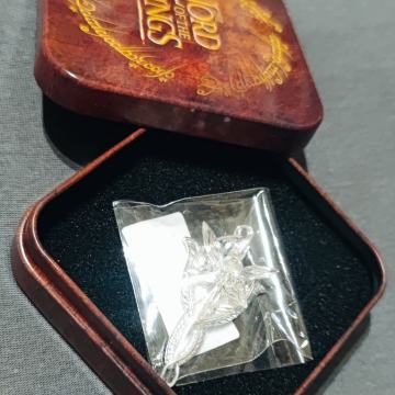 Srebeni privjesak za ogrlicu iz Gospodara Prstenova - Arwen's Evenstar