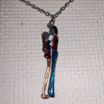 Metalna ogrlica s privjeskom 70 cm