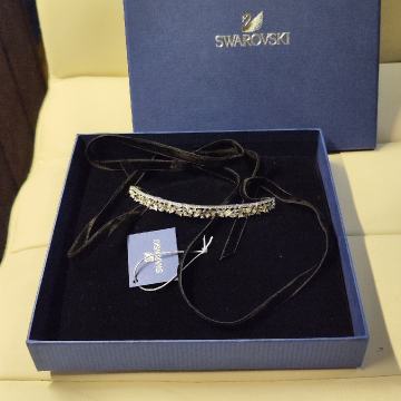 nakit Swarovski, silver Plated Henrietta Necklace