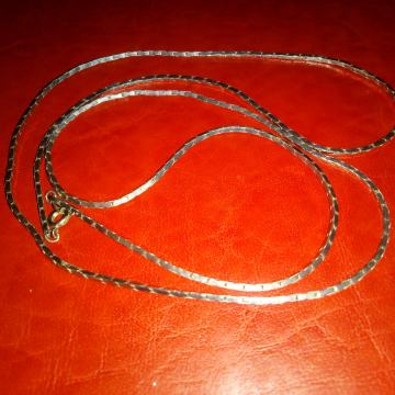 Obični bijeli lančić srednje veličine - BIŽUTERIJA