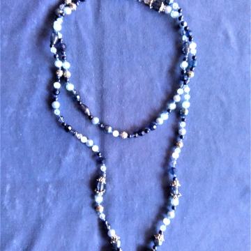 OGRLICA - PLAVE PERLE SA MALIM UTEZIMA IZ 70/80-TIH