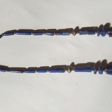 ogrlica od lapis lazuli i srebra