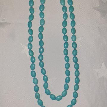Ogrlica brušeni tirkiz