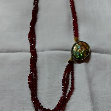 Ogrlica od českog granata ( Bohemien)