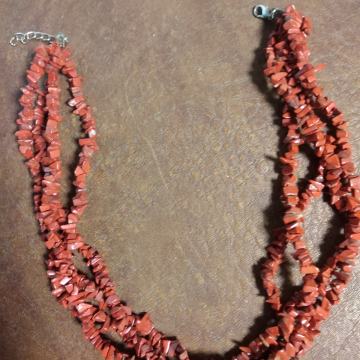 Ogrlica crveni jaspis