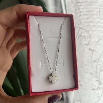 Nova ogrlica s djetelinom, srebro 925