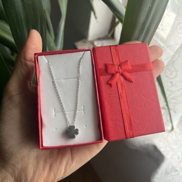 Nova ogrlica s djetelinom, srebro 925