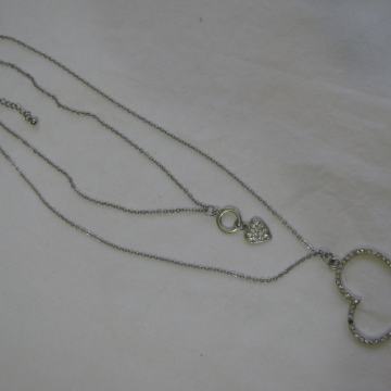 OGRLICA sa dva srca-dupla i kristalima. SAND-2