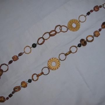 OGRLICA - Izrada od prirodnih materijala. Zakopčana-57 cm SAND-2