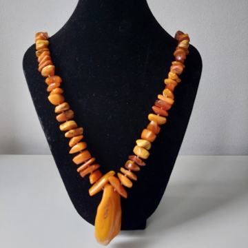 Ogrlica Jantar Vintage