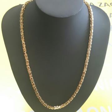 Ogrlica od kirurškog čelika - pozlata