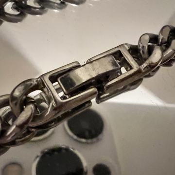 Ogrlica Lancic kratka Celik