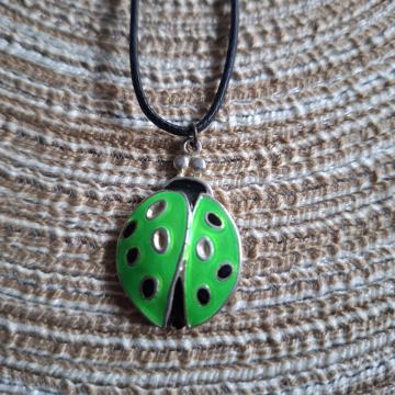 Ogrlica lančić Bubamara - zelena