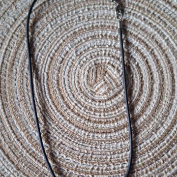 Ogrlica lančić cijevčice - srebrna