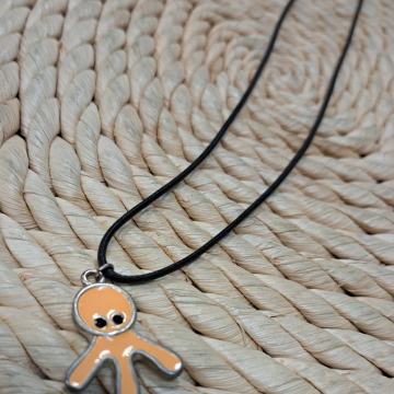 Ogrlica lančić hobotnica NARANČASTA