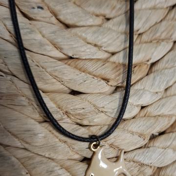 Ogrlica - Lančić Riba - bež