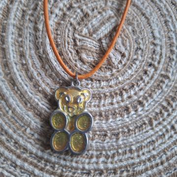 Ogrlica - Lančić Medo žuti II