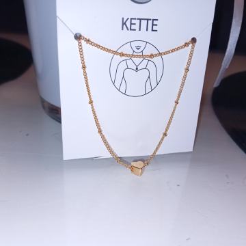 Ogrlica - lančić s privjeskom srce - NOVO