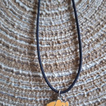 Ogrlica - Lančić slonić narančasti slon