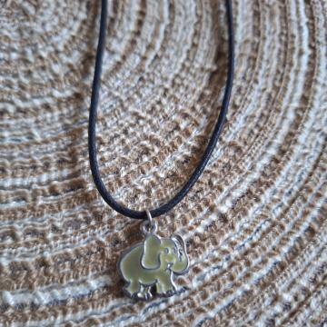 Ogrlica - Lančić slonić smeđi slon