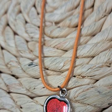 Ogrlica - Lančić Srce crveno