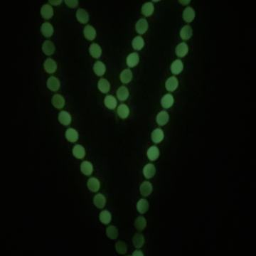 VINTAGE STAKLENA OGRLICA SA PERLAMA made in Czechoslovakia!