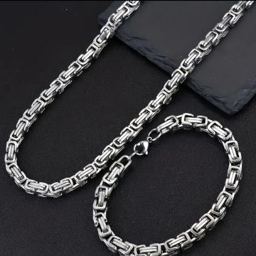 Ogrlica i narukvica kraljevski vez