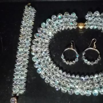 Ogrlica+narukvica+rinčice SWAROWSKI